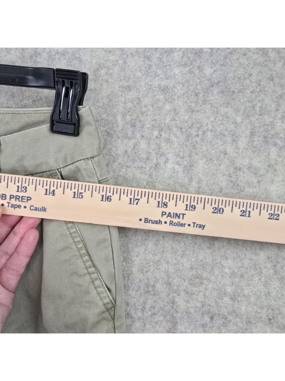 Tommy Hilfiger Womens Cropped Low-Rise Khaki Pants Size 8 - Picture 7 of 7